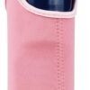 16 Oz Water Bottle Sling Bag Keeper, Tumbler Holder Water Bottle Handle Bag, Travel Thermoses Coffee Holder Bag, Water Bottle Carrier Protective Sleeve with Strap, Non-Slip, Insulated (Pink)