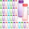 Mifoci 20 Pieces Water Bottle Bulk 17 oz Plastic Water Bottles Bulk Sport Drink Bottles with Handle Strap Lightweight Leakproof for Party Outdoor Children School Classroom