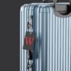 Gostwo 2 Pack Luggage Tags for Suitcases, 26 Initial Letter Travel Luggage Baggage Identification Labels ID Tag Fully Bendable Tags with Stainless Steel Loop (Black) (Letter A) - Image 7