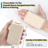 3 Pack, 14 GRIDS Travel Pill Organizer Box with Labels - Travel Medicine Case Kit - Pocket Daily Pharmacy Container - Travel Medication Holder Dispenser for Fish Oil Vitamin Supplement Storage - Image 3