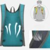 Foldable Lightweight Travel Backpack Packable Hiking Backpack for Women and Men Black Waterproof Small Backpack Mini Camping Back Pack for Beach Gym Outdoor Sport Running Travel Essentials - Image 5