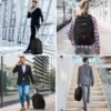Rolling Backpack, Large Backpack with Wheels for Men Women Adults, 17inch Waterproof Wheeled Travel Laptop Backpack Carry on Luggage Bag Trolley Suitcase Business College School Computer Bookbag,Black - Image 6