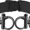 Seibertron Adjustable Utility Luggage Straps Travel Bag Or Backpack Accessories Design Laptop Bag Handbags Fit for Large Or Small Luggage Suitcase Baggage with Quick-Release Buckle Black