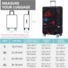 TRAVELKIN Luggage Cover Washable Suitcase Cover Protector Anti-scratch Suitcase cover Fits 18-32 Inch Luggage (S) - Image 6