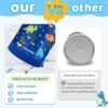 2-Pack Kids Water Bottle for School - 12 oz Vacuum Insulated Water Bottles w/Straw Leak Proof, Boys Girls BPA-FREE Drink Cup, Wide Mouth Stainless Steel Flask w/Protective Cup Mat, Toddler Tumbler - Image 2