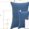 NTBAY Tiny Pillows, Down Alternative 7"x11" Microfiber Mini Pillows for Travel, Pets, Soft Machine Washable Small Pillows for Neck, Wrist, Lumbar and Knee, Denim Blue - Image 5