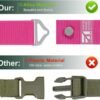 Alloy Buckle Travel Belt for Luggage, Luggage Straps for Suitcases Add a Bag, Adjustable Straps with Alloy Buckle, Hands-Free for Airport, Travel, Boarding Pink - Image 5