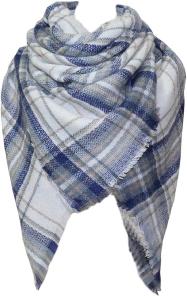 Plaid Scarf Soft Warm Tartan Shawl Cape Blanket Scarves Fashion Wrap