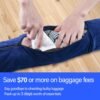 Travel Pillow You Stuff with Clothes, Stuffable Travel Pillow Transforms Into Extra Luggage Without Excess Fees, Stuffable Neck Pillow Fits 3+ Days of Travel Essentials Blue - Image 2