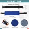 Xtinmee 2 Pcs Travel Pillow for Sleeping Airplane Headrest Airplane Head Strap Sleeper Pillow Travel Head Sleep Support Band with 2 Extension Straps for Car Plane Travel(Gray, Blue) - Image 2
