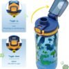 Opard 17oz Kids Water Bottle with Leak Proof Flip-Top Lid, Reusable BPA-Free Tritan for School and Travel - Image 4