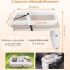 Inflatable Airplane Bed for Kids, Portable Toddlers Airplane Blow Up Bed for Travel, Baby Airplane Mattress with Hand Pump, Toddler Airplane Travel Essentials - Image 3