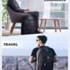BAGSMART 45L Travel Laptop Backpack, TSA 17.3 Inch Laptop Backpack Flight Approved Travel Backpack with USB Charger Hole, Water Resistant College Computer Backpack Business Weekender Bag - Black - Image 2