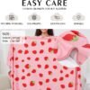 KFUBUO Cooling Blankets for Hot Sleepers Double Sided Lightweight Summer Thin Blanket Cool Throw Blanket Ice Travel Blanket for Night Sweats(50x70 Inches) - Image 4