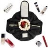 Barrel Drawstring Makeup Bag Large Cosmetic Bag Make up Bags Women Toiletry Organizer for Travel Toiletries Accessories Essentials (Black) - Image 7
