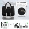 LOVEVOOK Travel Duffel Bag, 18inch Weekender Bags for Women with Shoe Compartment，35L Carry on Overnight Bag with Toiletry Bag, Gym Duffel Bag with Wet Pocket, Hospital Bags for Labor and Deliver - Image 5