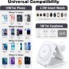 Charging Station for Apple Multiple Devices - 3 in 1 Foldable Magnetic Wireless Charger Dock - Travel Charging Pad for iPhone 16 15 14 13 12 Pro Max Plus Watch & Airpods - Image 5