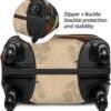 Travel Luggage Cover Rooster and Chicken Suitcase Covers for Luggage Fashion Suitcase Protector Fits 18-32" Luggage, Black, Small, Luggage Set - Image 3