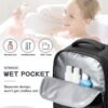 Black Large Travel Backpack Carry On Flight Approved Carry On Backpack For Traveling On Airplane Travel Essentials For Women Traveling Backpack For Women Men Personal Item Travel Bag - Image 7