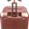 Traveler's Choice Ultimax II 26" Medium Trunk Spinner Luggage, Tie Down Straps, Pink Rose, Checked Inch - Image 2