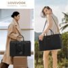 LOVEVOOK Travel Duffle Bag, Weekender Bag for Women with Toiletry Bag Carry on Overnight Bag with Laptop Compartment, Hospital Bag for Labor and Delivery, Gym Bag with Wet Pocket Shoe Bag - Image 6