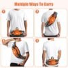 Fanny Pack Waist Bag with Water Bottle Holder for Men Women Running Hiking Travel Dog Walking Workout Cycling Outdoor (Orange) - Image 7