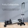 Ultimaxx Folding Compact Lightweight Premium Luggage Cart - Travel Trolley - Image 2