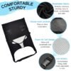 Toddler Travel Bed,Baby Airplane Bed Seat Extender,Portable Kids Plane Bed with Side Pockets Travel Essentials,Baby Travel Essentials for Flying - Image 4