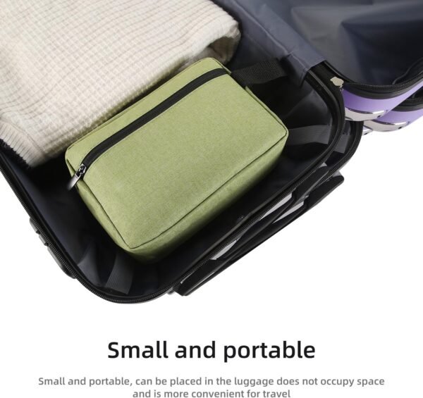 Travel Toiletry bag Toiletry bag for women men Hanging toiletry bag Cosmetic bag Travel accessories for Women Men Girls (Grass green) - Image 5
