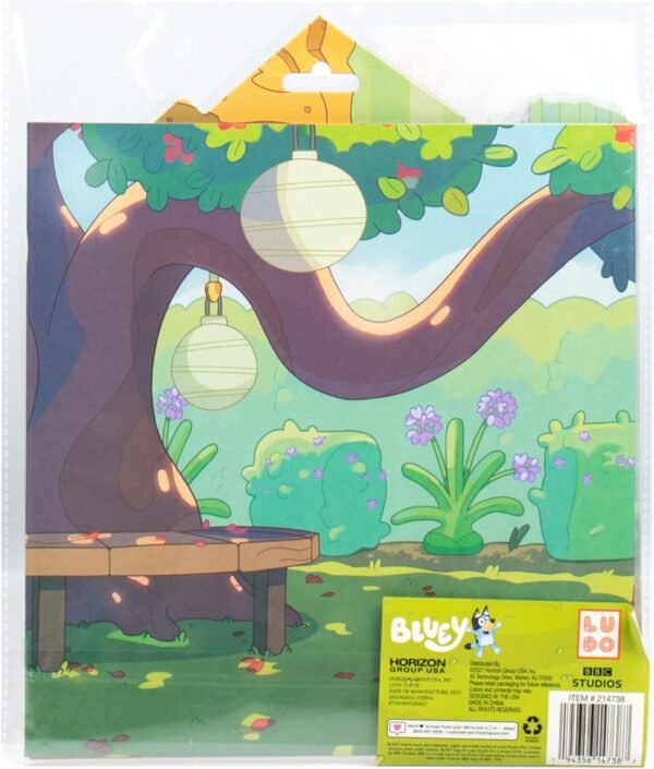 Horizon Group USA Bluey Sticker Playset, 2 Sticker Play Scenes, 35+ Reusable Puffy Bluey Repositionable Stickers for Kids, Perfect for Travel, Screen-Free Fun - Image 8