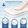 Basic Beyond Cervical Pillow for Neck Pain Relief, 26x17 Inches Ergonomic Pillow for Neck Correction, Memory Foam Pillow with Good Neck Support - Image 6