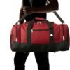 Everest Sporty Travel Duffel Bag, Burgundy, One Size - Image 8