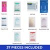 Travel Essentials Medicine Variety Pack with Travel RX Kit & Travel Medicine Kit for Travel, Camping, Cruises, 37 Individually Wrapped OTC Medications (2 Pack) - Image 3