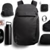 Bellroy Venture Travel Pack (26 liter carry on travel backpack, with laptop sleeve, RFID protection and bonus 15 liter tote bag) - JetBlack - Image 6