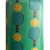 32oz Pickleball Water Bottle Insulated Vacuum Stainless Steel Tumbler Travel Mugs With Straw for Gym Camping Hiking, Green Yellow