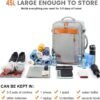 LOVEVOOK Carry on Backpack, 45L Extra Large Travel Backpack for Men & Women Airline Approved, Expandable Large Suitcase Backpacks With 4 Packing Cubes, Aer Travel Pack 3, Water Resistant Weekender Bag - Image 2