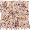 Yeieeo Boho Scarf for Women Lightweight Floral Printed Scarf Fall Winter Fashion Fringed Shawl - Image 2