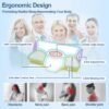 Cervical Neck Pillow,Ergonomic Memory Foam Orthopedic Cervical Pillow with Cooling Pillowcases,Ideal for Neck&Shoulder Pain Relief,Perfect for Side,Back&Stomach Sleepers - Image 4