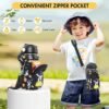Water Bottle Carrier Bag for Kids, Insulated Water Bottle Holder with Adjustable Strap for 10/12/14/16/18oz Bottles, Bottle Bags Sleeve for Boys Girls School Travel Sports - Image 3