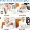 Neck Pillow Airplane, Memory Foam Face Down Pillow for Sleeping, 3D Eye Masks, Earplugs and Storage Bag, U Shaped Neck Support for Travel, Sleep Rest, Trains, Self-Driving Cars - Image 8