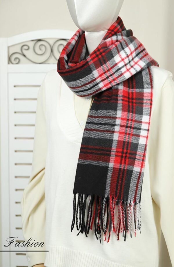 Sumato Scarf for Women Fall Winter Long Blanket Men Scarves Warm Soft - Image 2