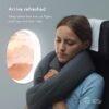 Huzi Infinity Pillow - Travel Neck Pillow - Versatile Soft 360 Support Scarf - Machine Washable - Home Travel Flight Road Trips (Ochre Yellow) - Image 6