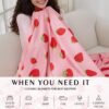 KFUBUO Cooling Blankets for Hot Sleepers Double Sided Lightweight Summer Thin Blanket Cool Throw Blanket Ice Travel Blanket for Night Sweats(50x70 Inches) - Image 7