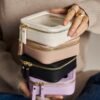 Popvibe Clear Makeup Bag Travel Cosmetic Case Transparent Toiletry Bag with Zipper, Portable Make Up Organizer Traveling Compact Car Bag for Essentials - Image 7