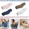 S-SNAIL-OO Cervical Neck Pillow for Sleeping, Memory Foam Neck Roll Pillow for Stiff Neck Pain Relief, Neck Support Pillow Bolster Pillow for Bed for Side Sleepers Back Sleeper. (Pink) - Image 6