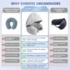 DreamShore Stuffable Neck Pillow for Travel with Hood - Adjustable Velvet Travel Pillow with Earplugs & Eye Mask, Ultimate Carry-On Travel Neck Pillow for Airplane, Travel Pillow for Extra Luggage - Image 7