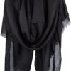 Women Summer Scarfs Large Long Lightweight Linen Beach Gauze Shawl Wrap 75”×43”