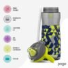 Pogo 18oz Kids Plastic Water Bottle with Straw Lid and Carry Handle, Reusable, BPA Free, Dishwasher Safe, Perfect for Travel, School, Outdoors, and Gym - Image 3