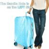 Upgraded Extra Thickness Clear Luggage Cover, 0.3mm 24" PVC Suitcase Cover Protector, Transparent Luggage Protector for Suitcase Cover, Waterproof Dustproof Anti-scratch Travel Suitcase Covers - Image 3