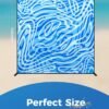Beach Blanket Oversized Extra Large 110" * 118"/ 9 * 10 Ft,Beach Mat Waterproof Sandproof,Soft and Durable, Picnic Mat for Travel Camping, Beach Vacation,4 Stakes & 1 Travel Bag - Image 7
